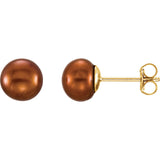 Freshwater Color Pearl Post Earrings - Cailins | Fine Jewelry + Gifts