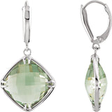 Sterling Silver Quartz Earrings - Cailins | Fine Jewelry + Gifts