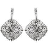 14K Gold Elegant Nest Diamond Earrings - Cailins | Fine Jewelry + Gifts