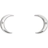 Classic Crescent Moon Earrings - Cailins | Fine Jewelry + Gifts