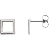 True Square Post Earrings - Cailins | Fine Jewelry + Gifts