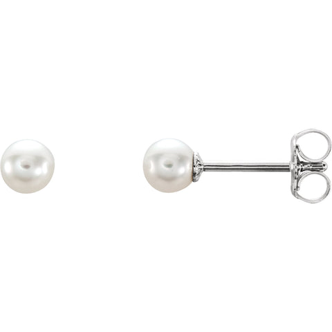 Sterling Silver Freshwater Culture Pearl Earrings - Cailin's