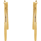 14K Yellow Gold Twin Oval Earrings - Cailins | Fine Jewelry + Gifts