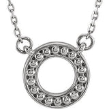 Stylish Circle Fashion Metal Bead Necklace - Cailin's