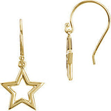 Open Star Post Earrings - Cailin's