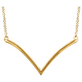 Classic Letter V Necklace - Cailin's