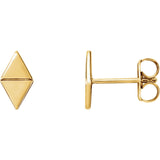 Geometric Mirror Triangle Earrings - Cailin's