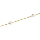 Cubic Zirconia Station Necklace - Cailin's