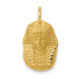 14K Yellow Gold King Tut Egyptian Necklace Charm - Cailin's