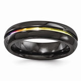 Black Titanium Rainbow Ring - Cailin's