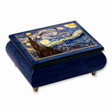 Vincent Van Gogh Starry Night Sunflowers Velvet Music Jewelry Boxes - Cailin's