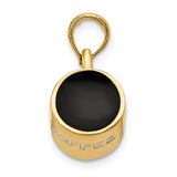 14K Yellow Gold Coffee Cup Necklace Charm - Cailin's