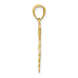 14K Yellow Gold RN Nurse Staff Necklace Charm - Cailin's