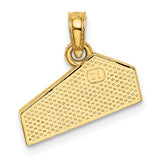 14K Yellow Gold Cheesy Cheese Necklace Charm - Cailin's