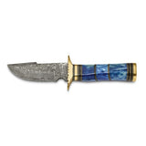 Steel Bone Blue Lapis Luxury Knife - Cailin's