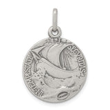925 Sterling Silver Saint George Patron Coin Charm - Cailin's