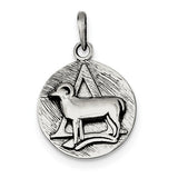 925 Sterling Silver Antique Zodiac Horoscope Necklace Charms - Cailin's