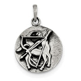 925 Sterling Silver Antique Zodiac Horoscope Necklace Charms - Cailin's