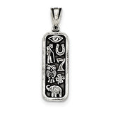 925 Sterling Silver Universal Good Luck Icon Necklace Charm - Cailin's