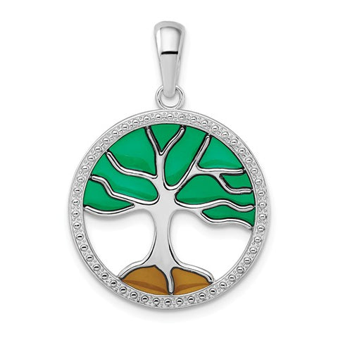 925 Sterling Silver Tree of Life Necklace Charm - Cailin's