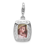 925 Sterling Silver Baby Picture Necklace Charm - Cailin's