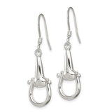 925 Sterling Silver Horse Bit French Wire Earrings - Cailin's