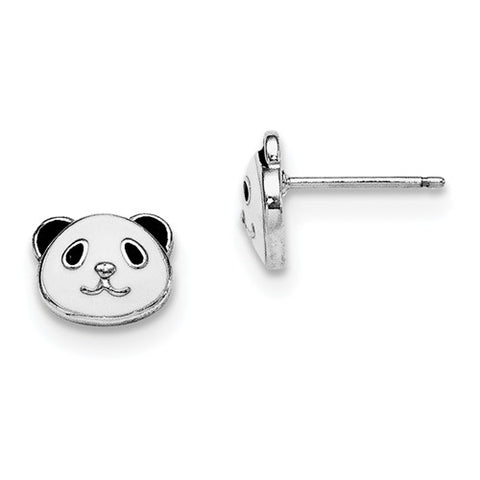 925 Sterling Silver Panda Post Earrings - Cailin's