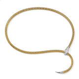 925 Sterling Silver GP Snake Bracelet Necklace - Cailin's