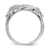 925 Sterling Silver CZ Belt Buckle Fashion Ring - Cailin's