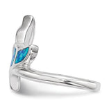 925 Sterling Silver Opal Whale Tail Ring - Cailin's