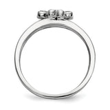 925 Sterling Silver 4 Leaf Clover CZ Rings - Cailin's