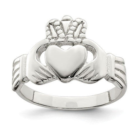 925 Sterling Silver Celtic Claddagh Ring - Cailin's