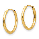 14K Gold Three Piece Hoop Earring Set - Cailin's