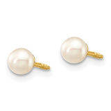 14K Yellow Gold Freshwater Pearl Earring Bracelet Set - Cailin's