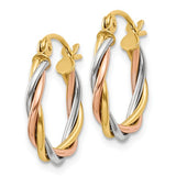 14K Gold Thrice Perfect Twist Earrings - Cailin's