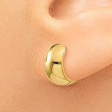 14K Yellow Gold Haute Hugger Hoop Earrings - Cailin's